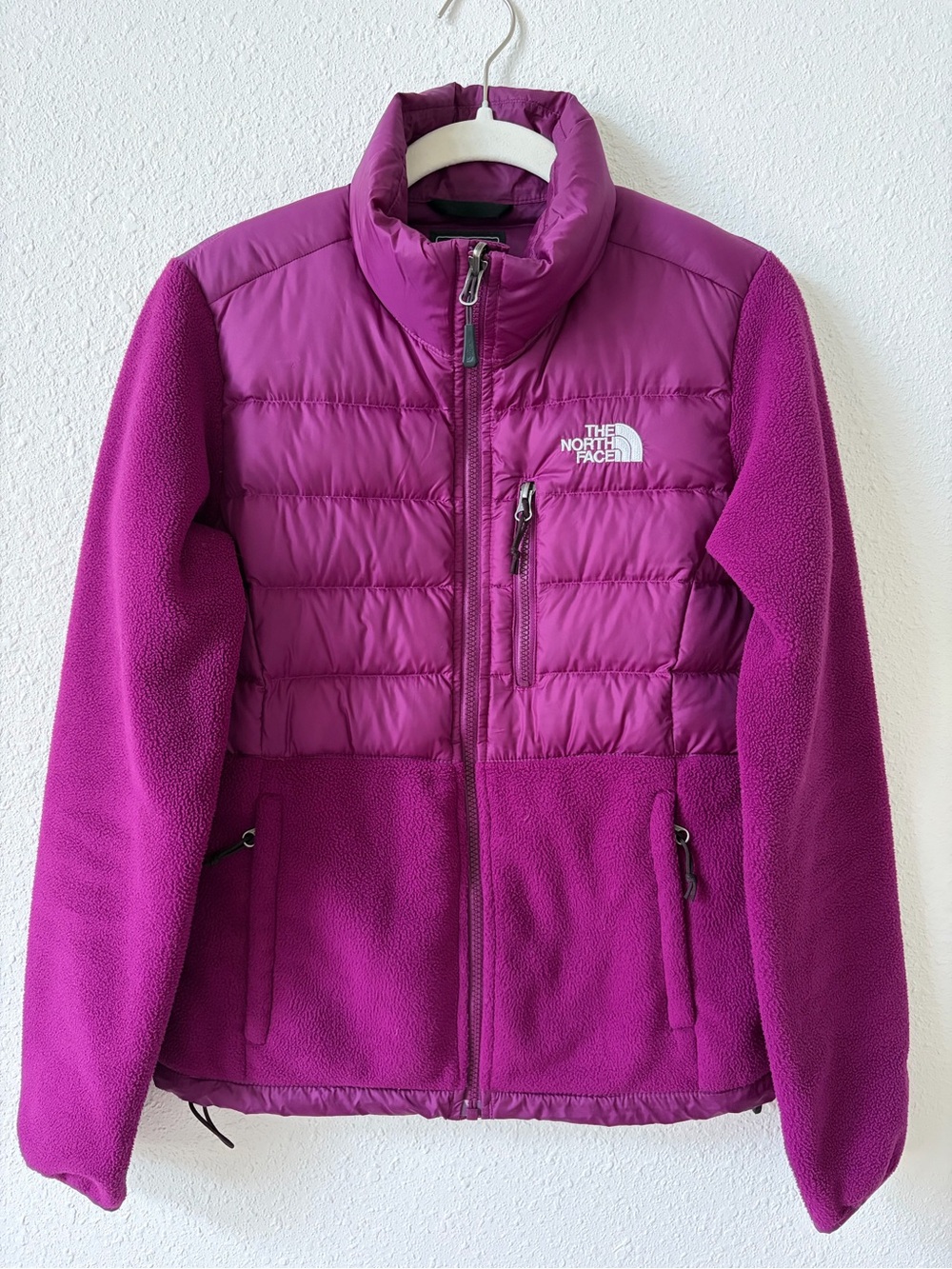 The North Face Denali Fleece Down Puffer Jacket Size XS Outdoor Colorful Winter